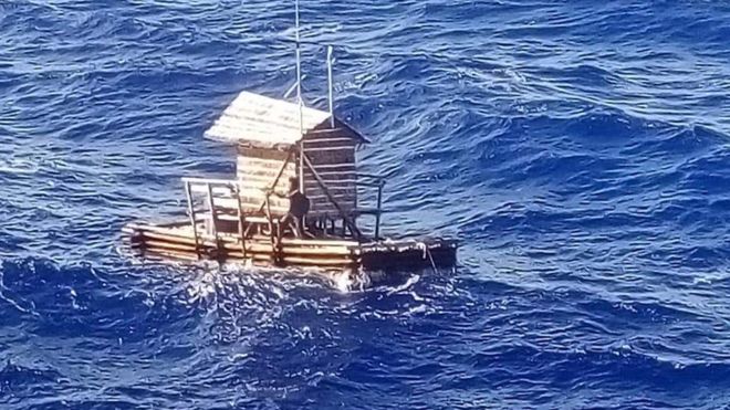 Indonesian teenager survives 49 days adrift at sea in ‘fishing hut’