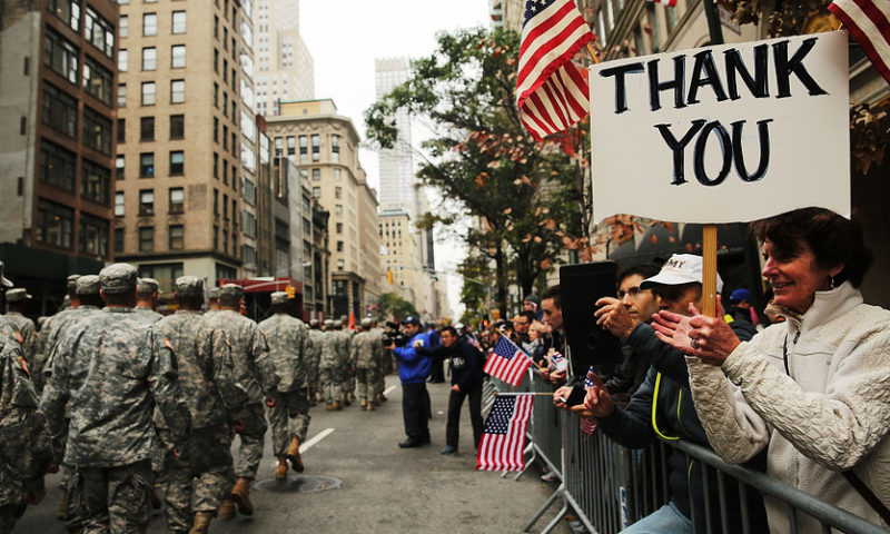 Which markets are closed on Veterans Day?
