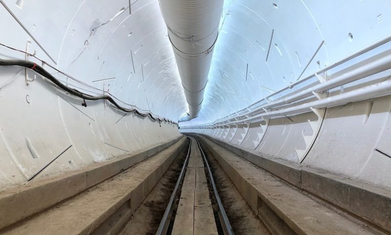 Elon Musk shows off Boring Co.’s ‘disturbingly long’ tunnel under Los Angeles