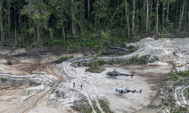 Illegal mining in Amazon rainforest has become an ‘epidemic’