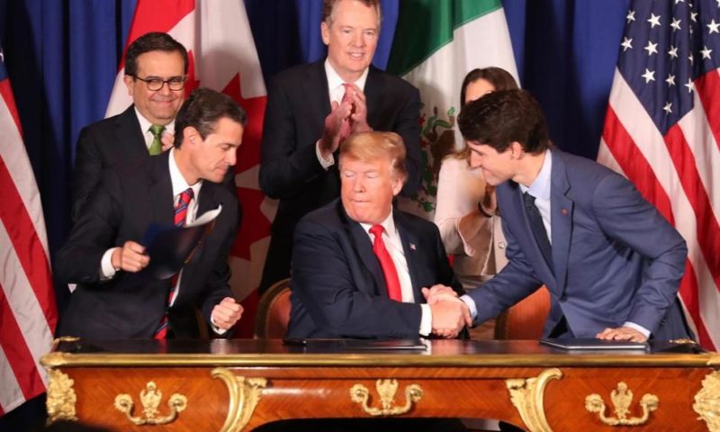 Tariff Tensions Shadow US, Canada, Mexico Trade Pact Signing