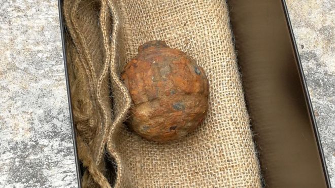 World War One grenade among potatoes at Hong Kong crisp factory