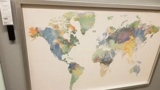 Ikea apologises after leaving New Zealand off a map
