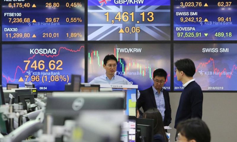 World Stocks Mixed Ahead of Further China-US Trade Talks