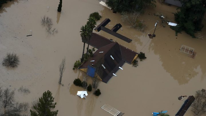 Floods and mudslides turn California wine towns to ‘islands’