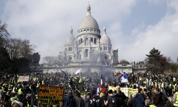 Protesters clash with police across France for 19th weekend