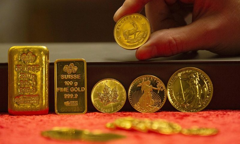 Gold settles under $1,500, at lowest in 5 weeks