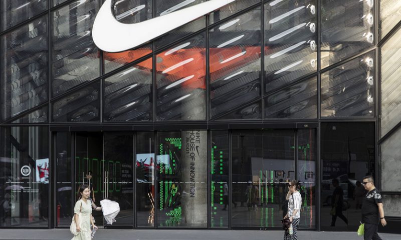 Nike stock gains after company’s China sales jump