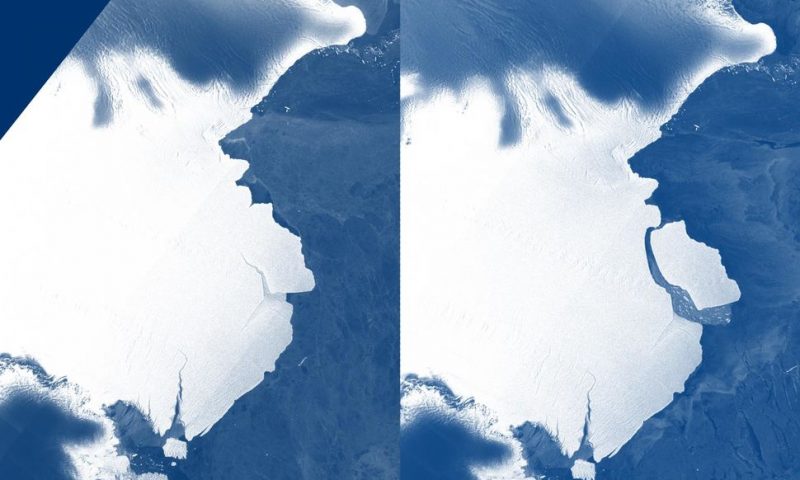 Giant Iceberg Larger Than Los Angeles Breaks Off Antarctica