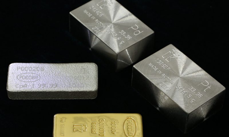 Gold prices end lower for the week