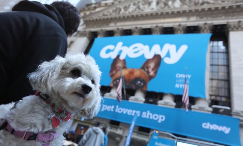 Equities Analysts Cut Earnings Estimates for Chewy Inc (NYSE:CHWY)