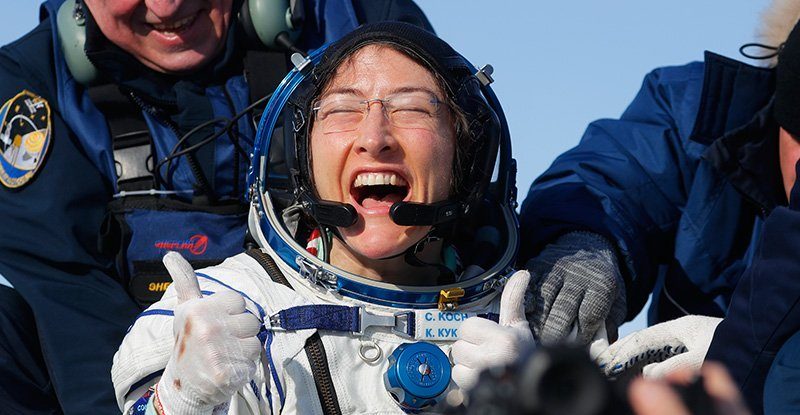 NASA Astronaut Christina Koch Just Officially Shattered a New Spaceflight Record