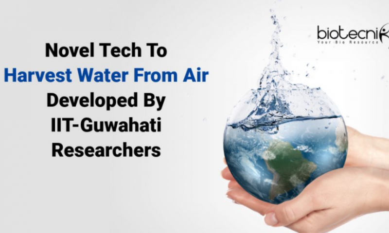 Novel Tech To Harvest Water From Air Developed By IIT-Guwahati Researchers