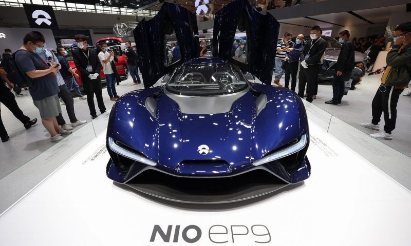 Nio’s stock jumps into record territory after unveiling of ET7 luxury sedan