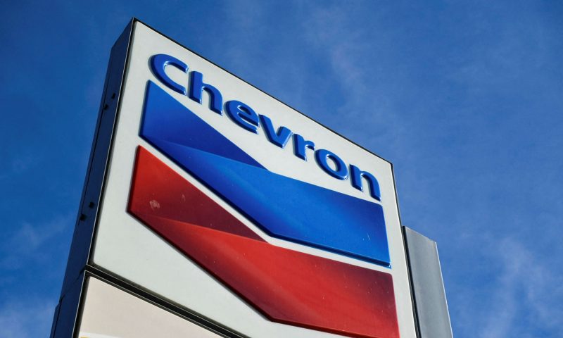 Chevron, Visa share gains contribute to Dow’s nearly 100-point jump