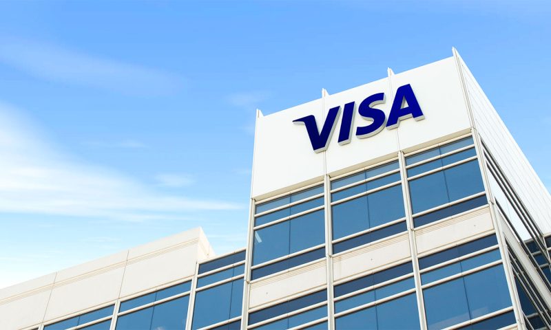 Visa Inc. Cl A stock falls Monday, underperforms market
