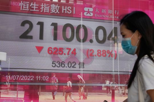 Japan shares rise after election, but markets decline in China, elsewhere