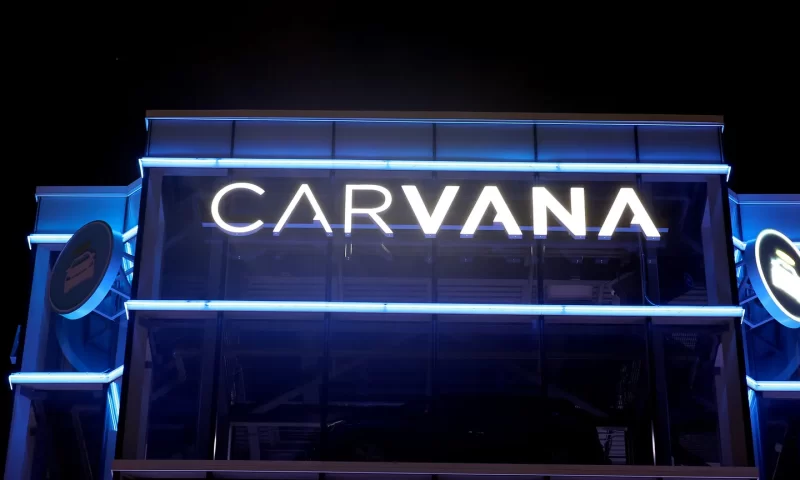 Carvana’s stock jumps 25% after narrower quarterly loss for online used-car retailer