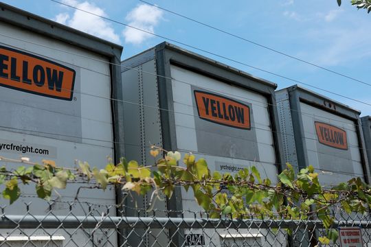 Debt-ridden trucking giant Yellow reportedly shuts down