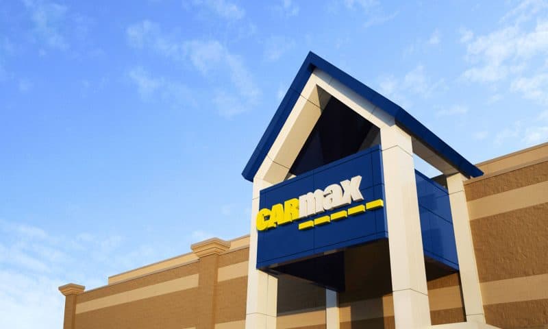 CarMax Inc. stock outperforms competitors despite losses on the day