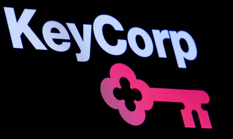 KeyCorp stock rises Monday, still underperforms market