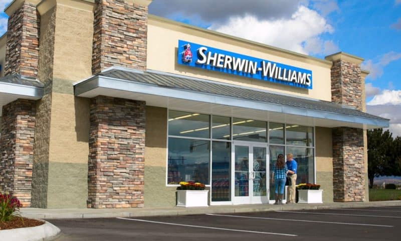 Sherwin-Williams Co. stock underperforms Thursday when compared to competitors