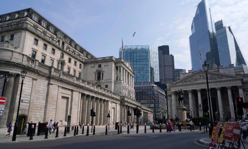 Bank of England Lowers Its Main Interest Rate by 0.25%, to 5%, Its First Cut in Over 4 Years