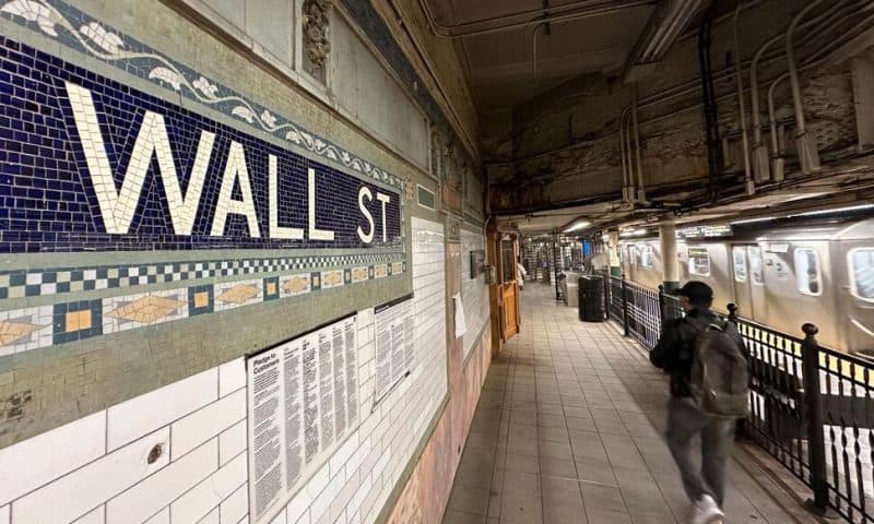 Wall Street Edges Back From Its Records