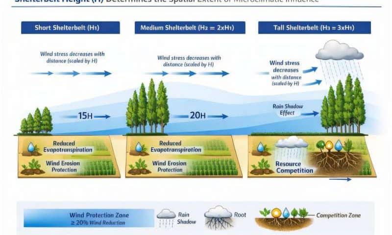 Pareto-optimized windbreak designs proposed for sustainable arid agriculture