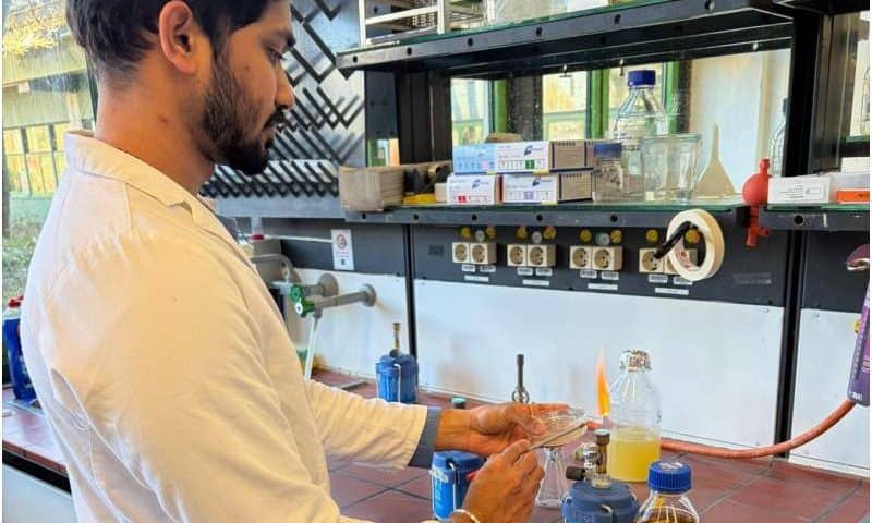 Soil bacteria break down toxic chemicals in the environment