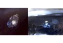 Microcrystals in bioluminescent fish scatter light like a prism